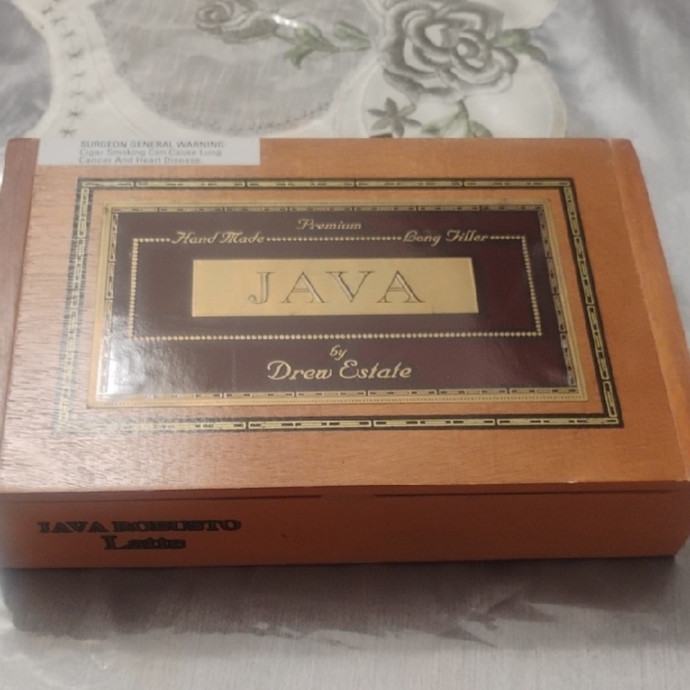 Java by Drew Estate Cigar Box